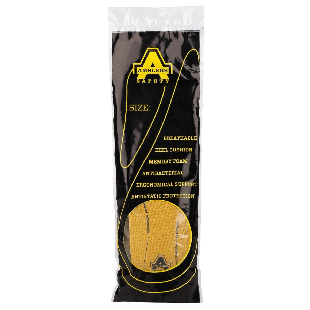 Amblers Safety Safety Insole  Yellow