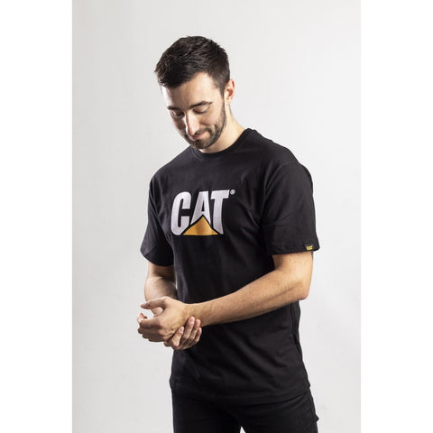 Caterpillar Trademark Logo T-Shirt  Black