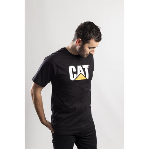 Caterpillar Trademark Logo T-Shirt  Black