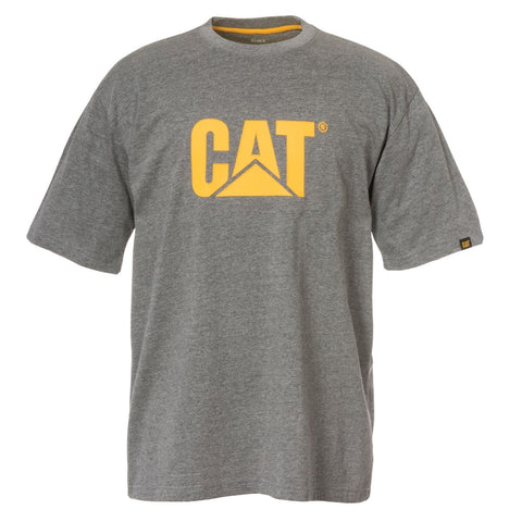 Caterpillar Trademark Logo T-Shirt  Dark Heather Grey