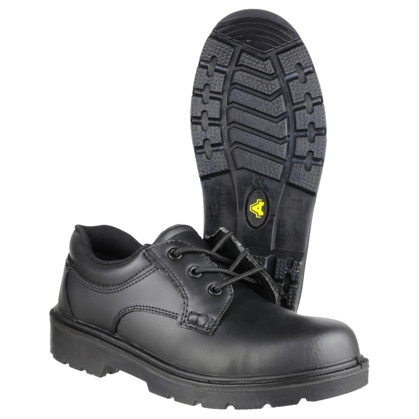 Amblers Safety FS38C Metal Free Composite Gibson Lace Safety Shoe S1 Black