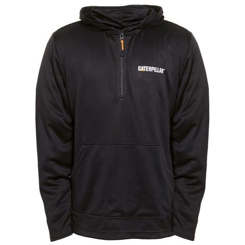 Caterpillar Guardian Quarter Zip Hoodie  Black