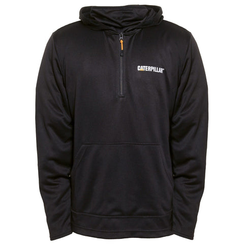 Caterpillar Guardian Quarter Zip Hoodie  Black