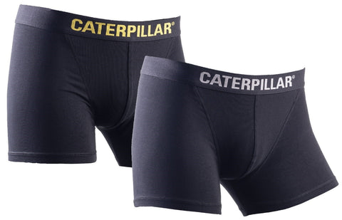 Caterpillar Boxer Shorts 2-Pack  Black/Yellow/Charcoal