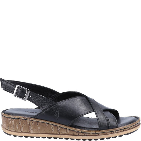 Hush Puppies Elena Cross Over Wedge Sandal