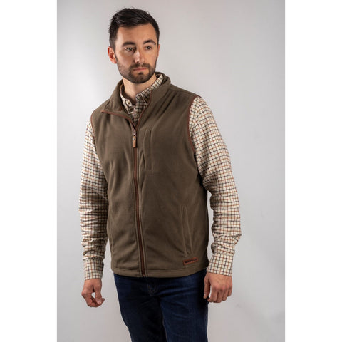 Caterpillar Concord Fleece Vest  Cypress