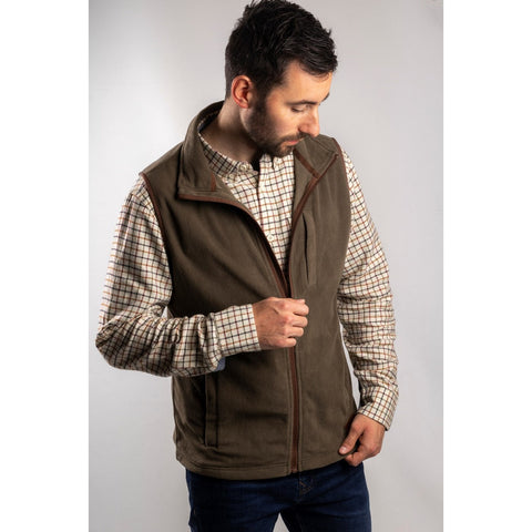 Caterpillar Concord Fleece Vest  Cypress