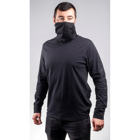 Caterpillar Viraloff Long Sleeve Gaiter Tee  Black