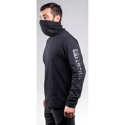 Caterpillar Viraloff Long Sleeve Gaiter Tee  Black