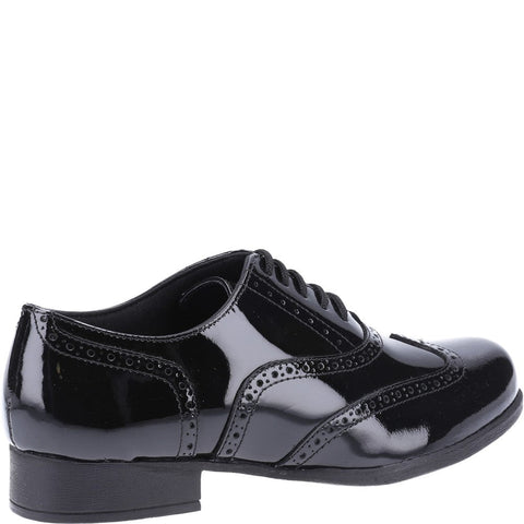 Hush Puppies Kada Senior Patent School Shoe