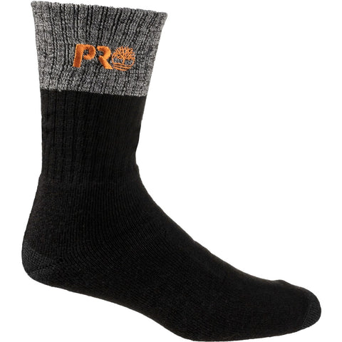 Timberland Pro Colour Block Full Cushion Boot Sock 2 Pack  Black