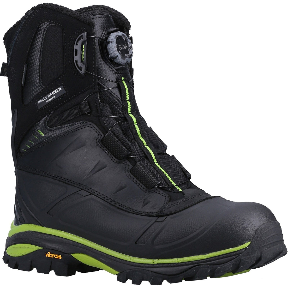 Helly Hansen Magni Boa Safety Winterboot SBH Black/Dark Lime