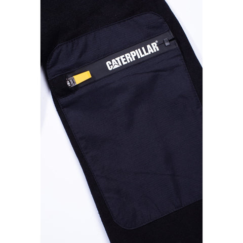 Caterpillar Loopback Full Zip Hoodie  Black