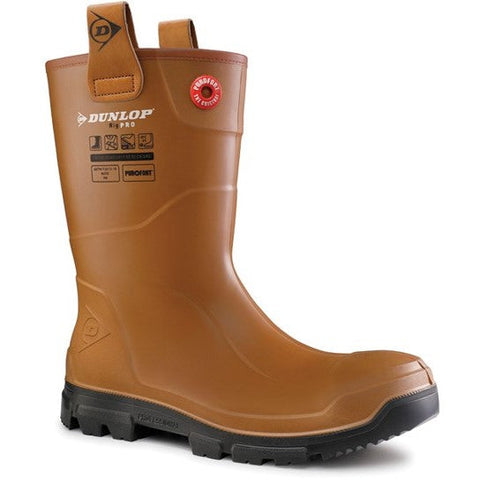 Dunlop Purofort RigPRO Full Safety Fur lining Wellington