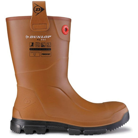 Dunlop Purofort RigPRO Full Safety Fur lining Wellington