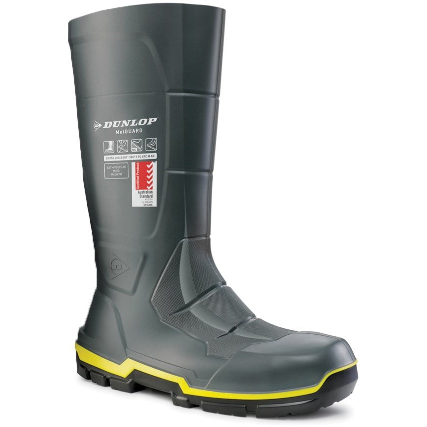 Dunlop MetGUARD Full Safety Wellington SB Dark Grey