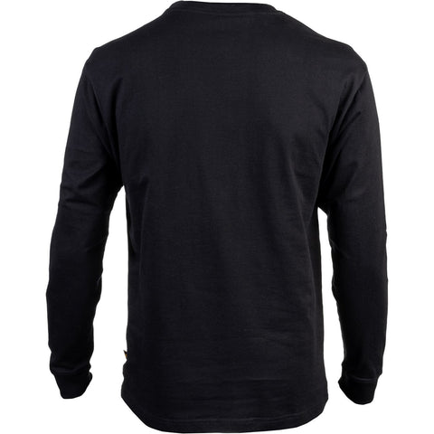 Caterpillar Trademark Banner Long Sleeve T-Shirt  Black